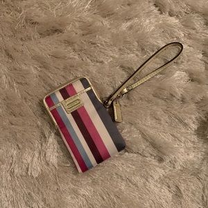 Authentic Coach small wristlet